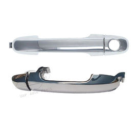 2pc Front Left & Right Outer Door Handle Chrome For Hyundai i20 PB 2009-15