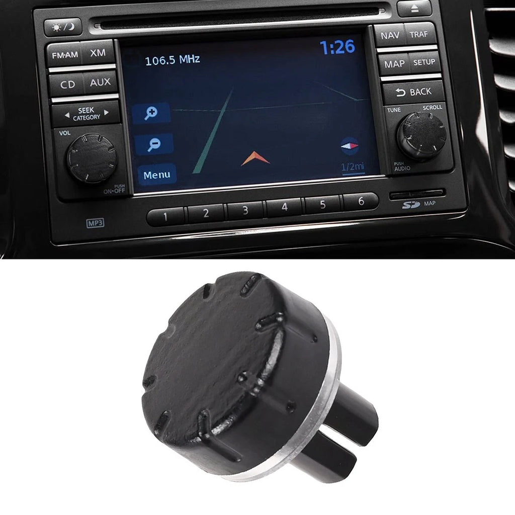 Radio Knob Button Volume Stereo Tuner FOR NISSAN QASHQAI JUKE X-TRAIL NOTE MICRA
