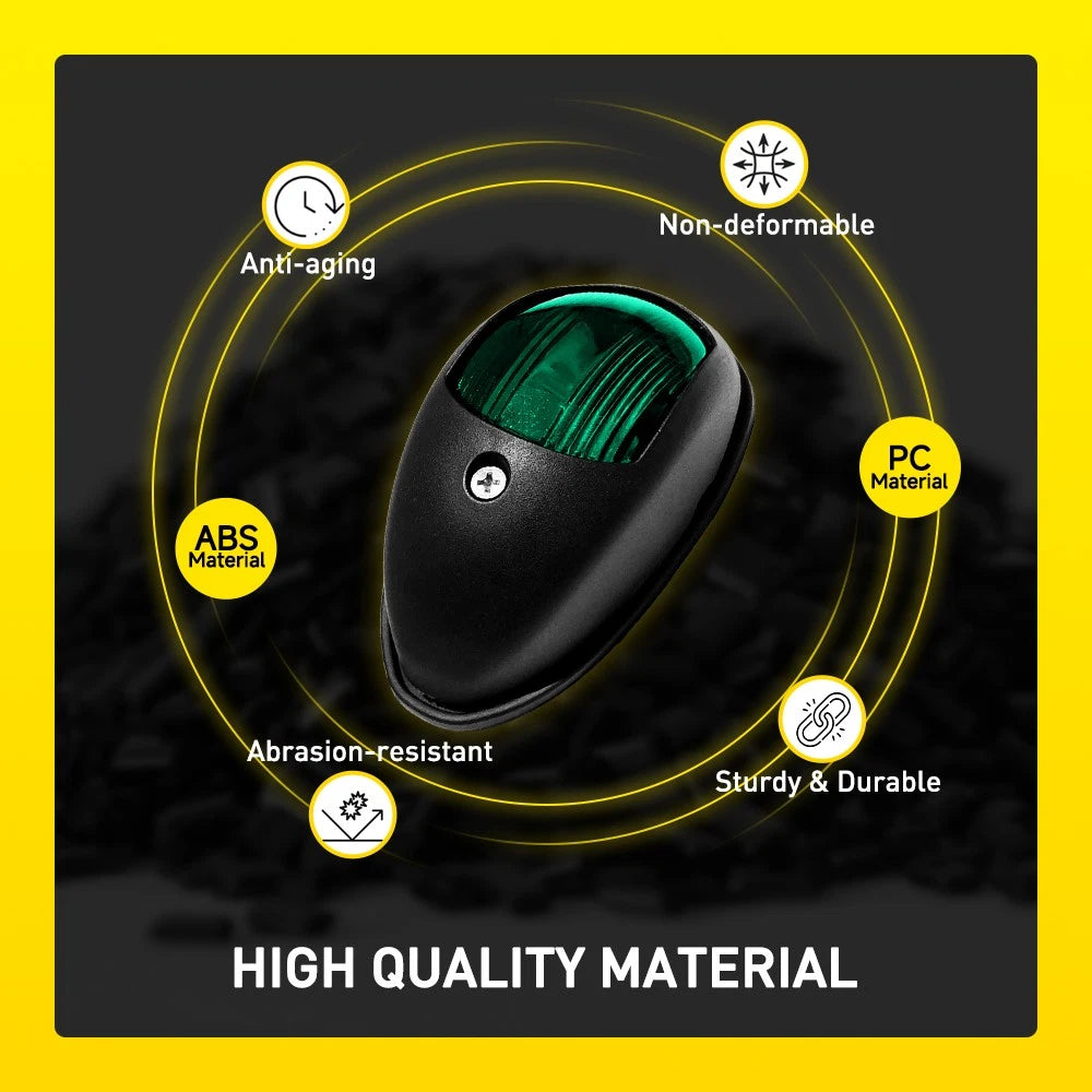 2x LED Navigation Lights Nav Lamp Side Mount Port Starboard Marine Yacht Hot