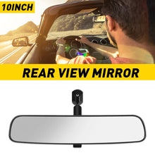 Load image into Gallery viewer, Rear View Mirror Inside Black Wide Angle Mirror Universal For Car SUV Truck 10"