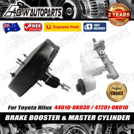For Toyota Hilux Brake Booster W/ Master Cylinder KUN16 KUN26 05-19 3.0L 1KD-FTV