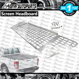 FOR Hilux Genuine Aluminum Tray body Silver 1pcs Safety Ute Screen Headboard