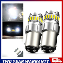 Load image into Gallery viewer, 2-10x BAY15D 1157 P21/5W White 23SMD LED BRAKE STOP TAIL LIGHT BULB GLOBE AU A
