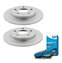 Load image into Gallery viewer, Rear Bendix Brake Pads + Disc Rotors for Toyota Corolla ZRE182 ZRE152R
