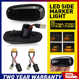 1/2/4pair LED Dynamic Side Indicator Repeater Light Fit For Holden Commodore A