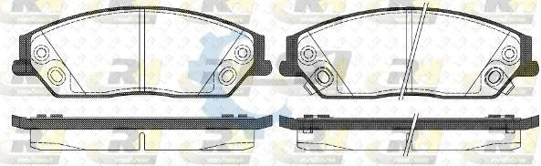 Front Brake Pads and Disc Rotors Set for Toyota Camry ACV40R 2006-2011