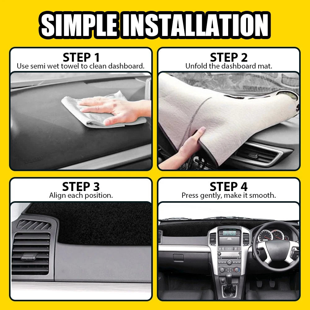 For Holden Captiva 7 2006-2018 Car Dashmat Dash Mat Non-slip Dashboard Cover AU