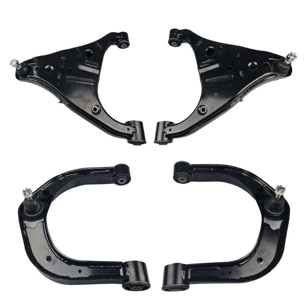 PAIR Upper Lower Control Arm Set for Nissan Patrol Y62 Infiniti QX80 5.6L 4WD AT