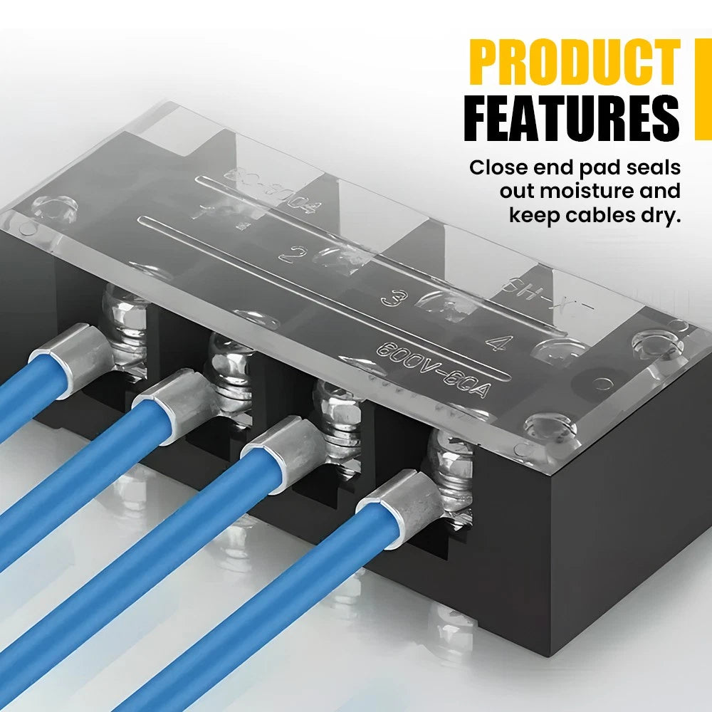 240x Battery Copper Cable Lugs Crimp Ring Terminals Connectors Electrical Wire A