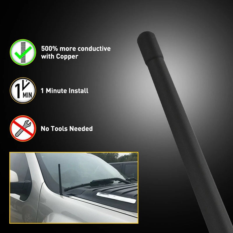 7" Stubby AM/FM Car Antenna Aerial Mast for Ford Falcon FG XR6 XR8