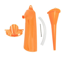 Load image into Gallery viewer, 3 PCS Orange Primary Oil Fill Funnel+Drip Free Oil Filter Set For Harley Dyna ST