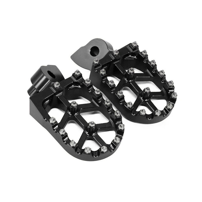 CNC MX Foot Pegs Footrests for Yamaha YZ85 YZ125 YZ250 YZ250 WR250 WR450F Black