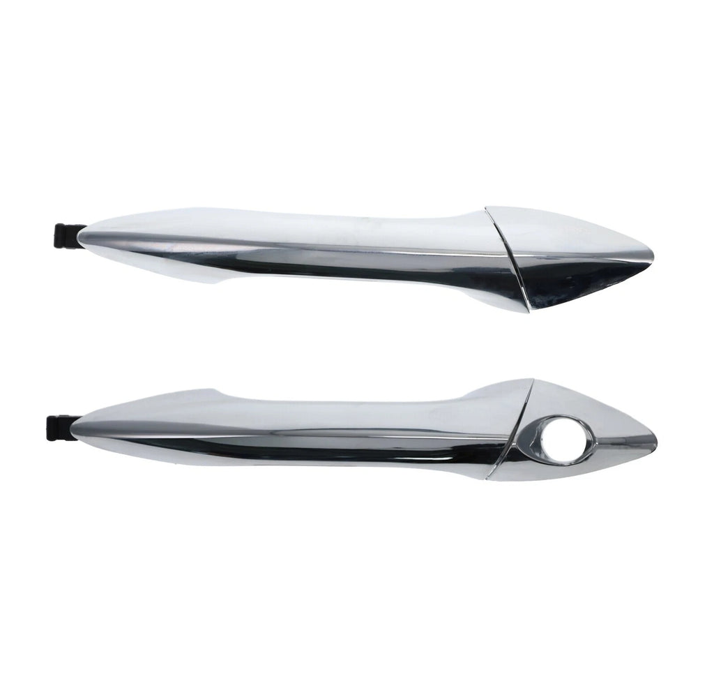 Set of 2 FRONT LEFT + RIGHT Door Handle Outer Chrome for Hyundai i30 GD 2012 -17