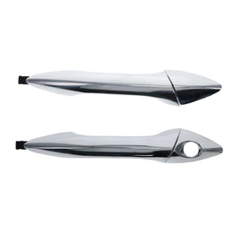 Set of 2 FRONT LEFT + RIGHT Door Handle Outer Chrome for Hyundai i30 GD 2012 -17