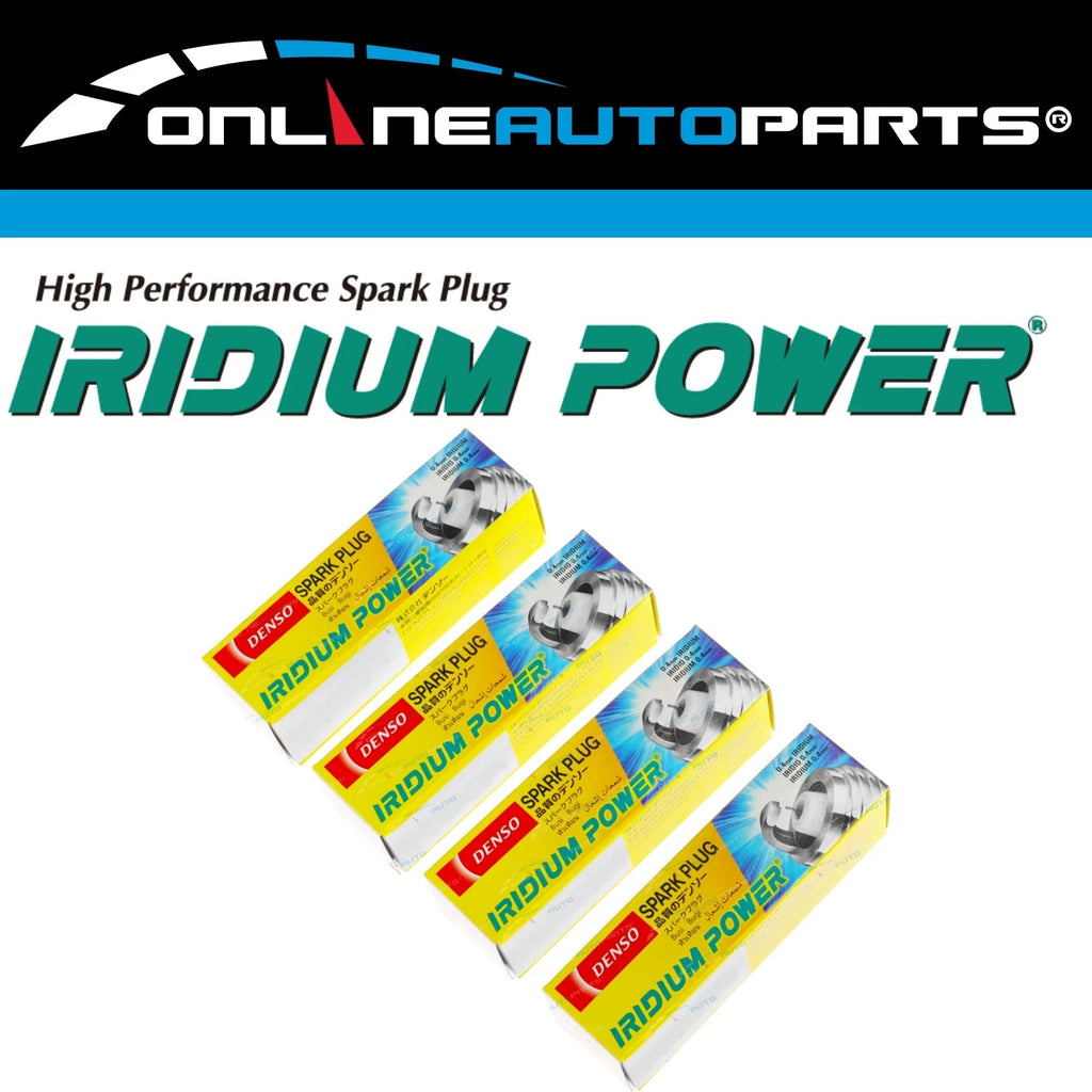 Set of 4 Denso Iridium Spark Plugs for Kia Rio UB 4 cyl 1.4L G4FA 2011~2017