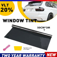 Load image into Gallery viewer, 300CM Window Roll Uncut Tint Film VLT 20% 10ft Car Home Office Van Bus Boat