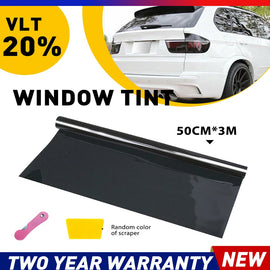 300CM Window Roll Uncut Tint Film VLT 20% 10ft Car Home Office Van Bus Boat