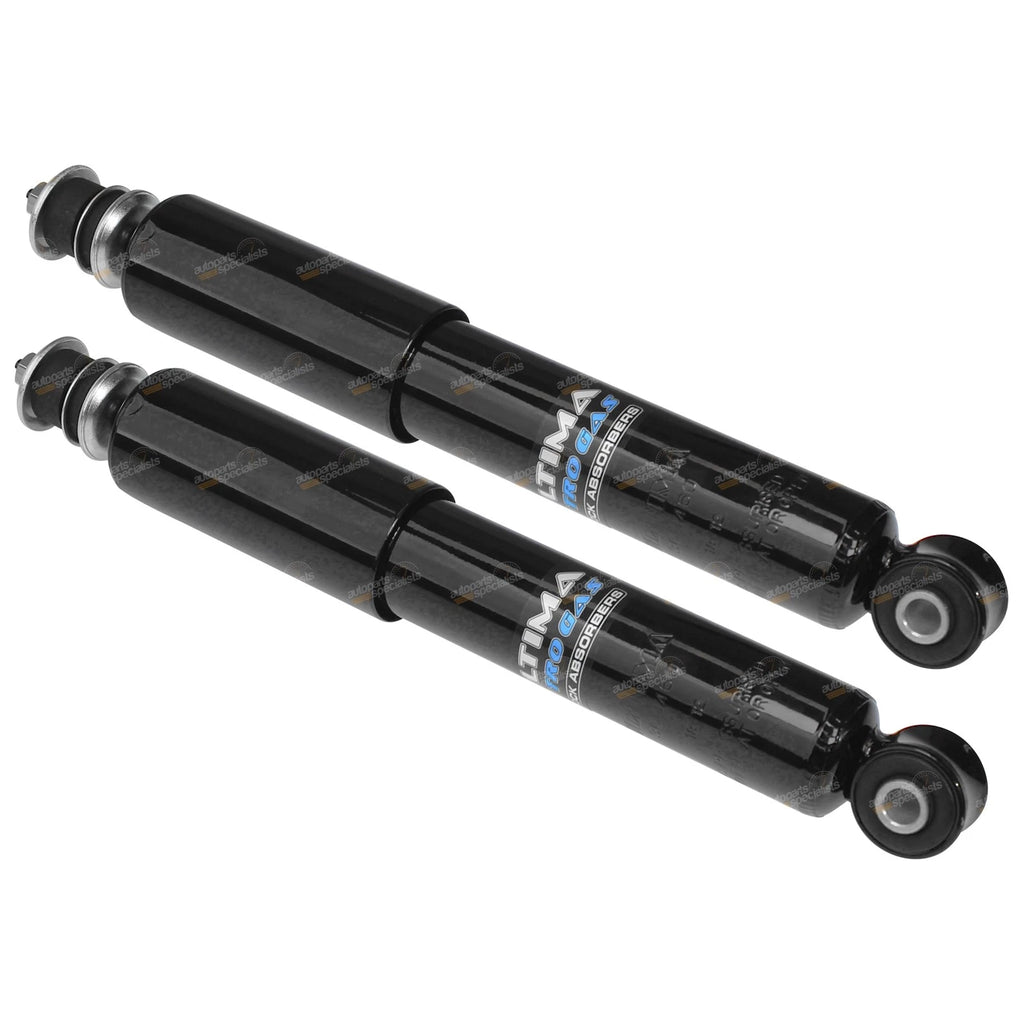 2 x Front Gas Shock Absorbers for Nissan Navara D22 1997-2009 RWD