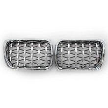 Load image into Gallery viewer, Chrome Diamond Meteor Style Front Kidney Grille For BMW 3-Series E36 1997-1999 S