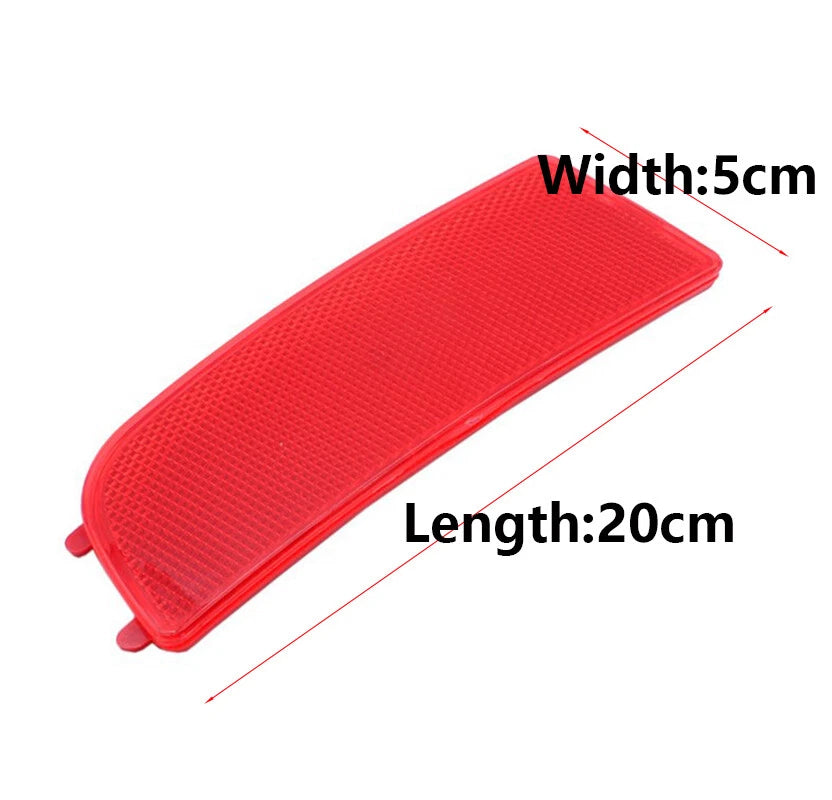 Pair LH +RH Rear Bumper Bar Reflector Light Red Lens For Benz Sprinter 2006-2018