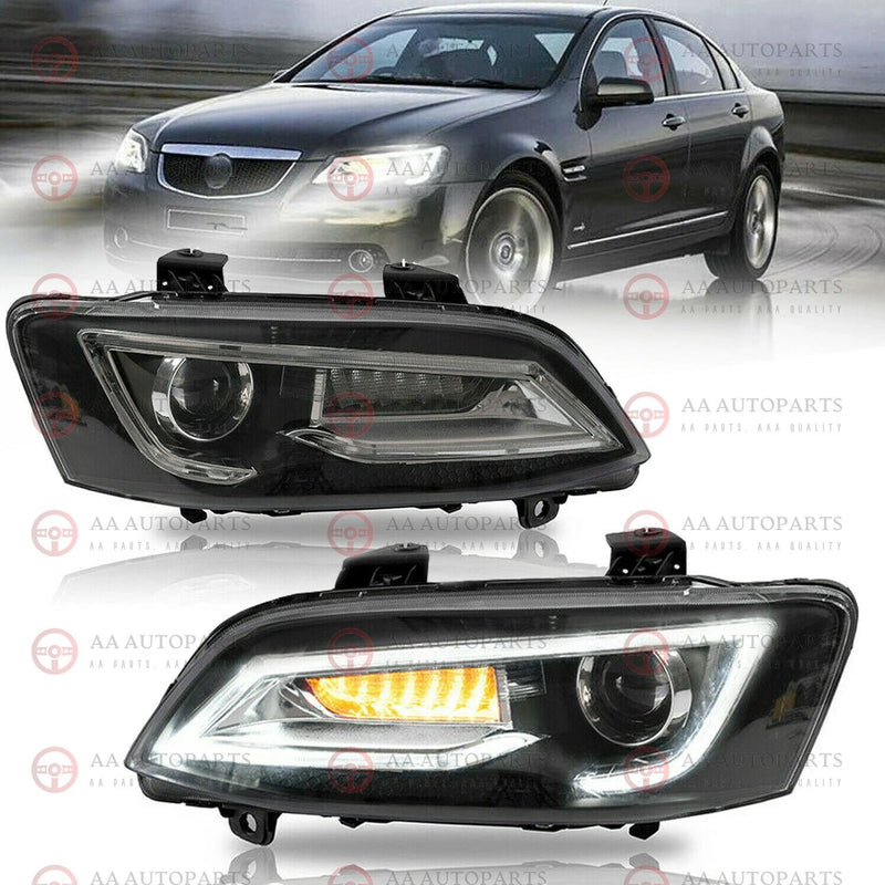 Holden VE Commodore 2006–2013 LED DRL Headlights Sequential Pair