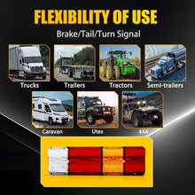 Load image into Gallery viewer, 4X 122 LED Tail Lights Trailer Ute Caravan Truck Stop Indicator rear LAMP 10-30V