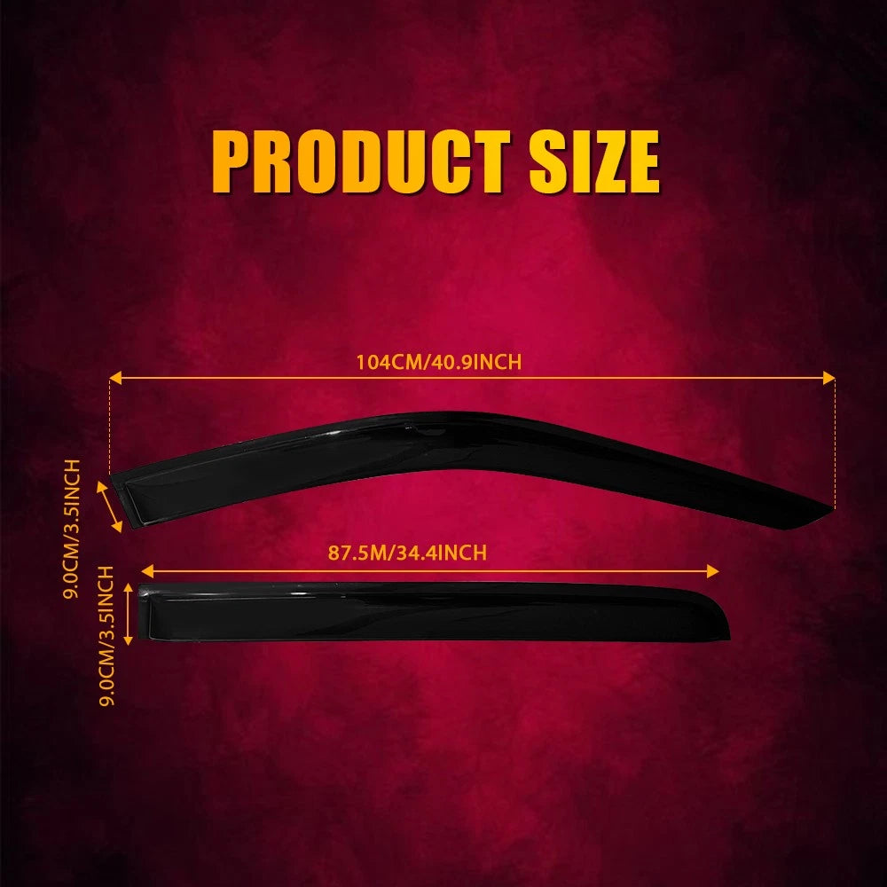 Weather shields Weathershields Window Visors for Mitsubishi MV Triton 2024+ Dual