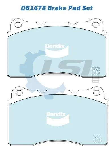 Front Bendix ULT Brake Pad and 355mm Disc Rotor for Commodore VE VF SS Redline