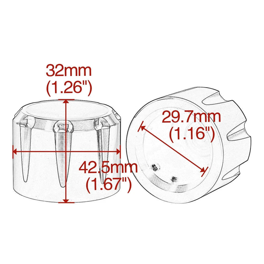 Aluminum Front Axle Cap Nut Cover For Harley Softail Road/Street Glide Special