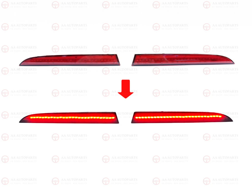 LED Red Rear Reflectors Pair Holden Commodore VE VF Sedan Wagon SS SV6 SV8 SSV