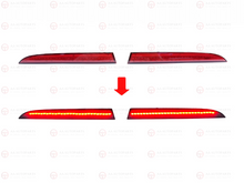 Load image into Gallery viewer, LED Red Rear Reflectors Pair Holden Commodore VE VF Sedan Wagon SS SV6 SV8 SSV