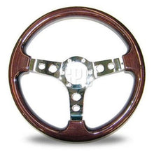 Load image into Gallery viewer, Autotecnica Dino Woodgrain Steering Wheel 350Mm 3 Spoke 22/211CT
