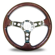 Autotecnica Dino Woodgrain Steering Wheel 350Mm 3 Spoke 22/211CT