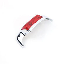 Load image into Gallery viewer, for Harley Touring Softail RED Lens Chorme Plated Rear Fender Tip LED Light ST