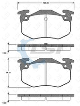 Load image into Gallery viewer, Rear Brake Pads and Disc Rotors Set for Peugeot 206 206CC 1.6i 2.0i 01-07