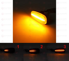 Load image into Gallery viewer, Dynamic Sequential LED Side Indicator Repeater Light Pair Holden Commodore VY VZ