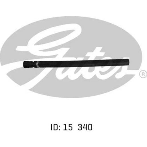 Gates 02-1547 blue silicone heater hose for high temperature coolant transfer