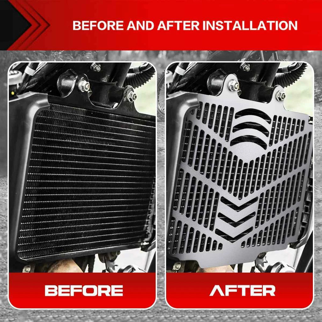 CNC Silver Radiator Grille Guard Cover For Husqvarna SVARTPILEN 250 /401 2200-22