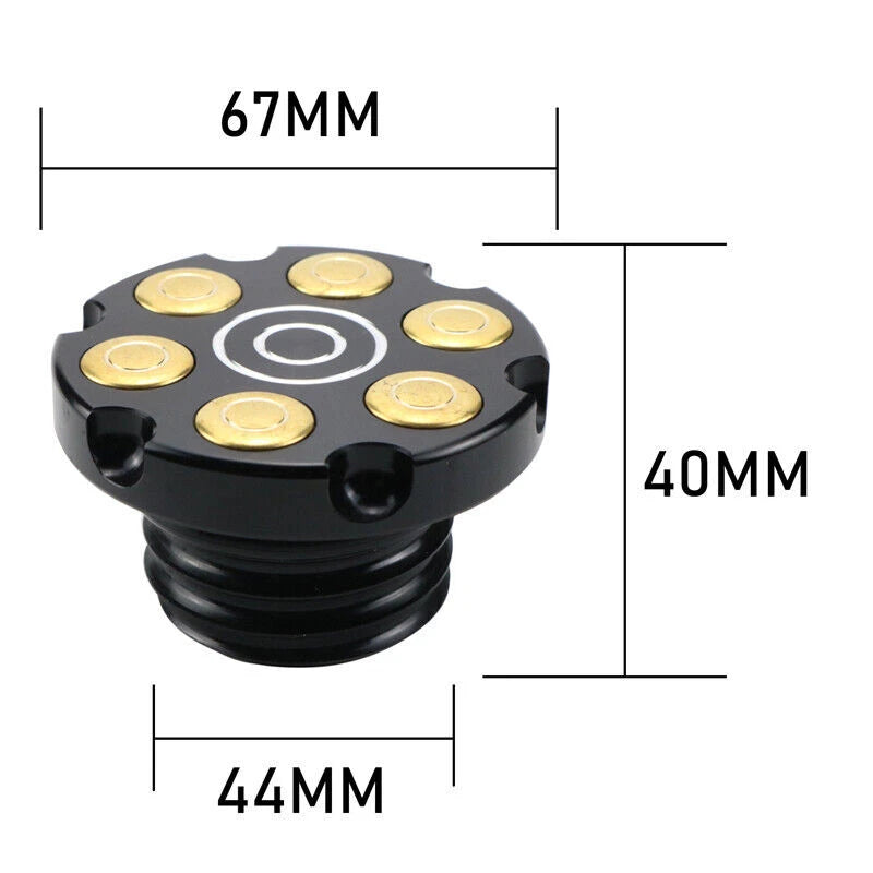 Motor Aluminum Fuel Gas Tank Decorative Oil Cap for Harley Sportster XL 883 1200