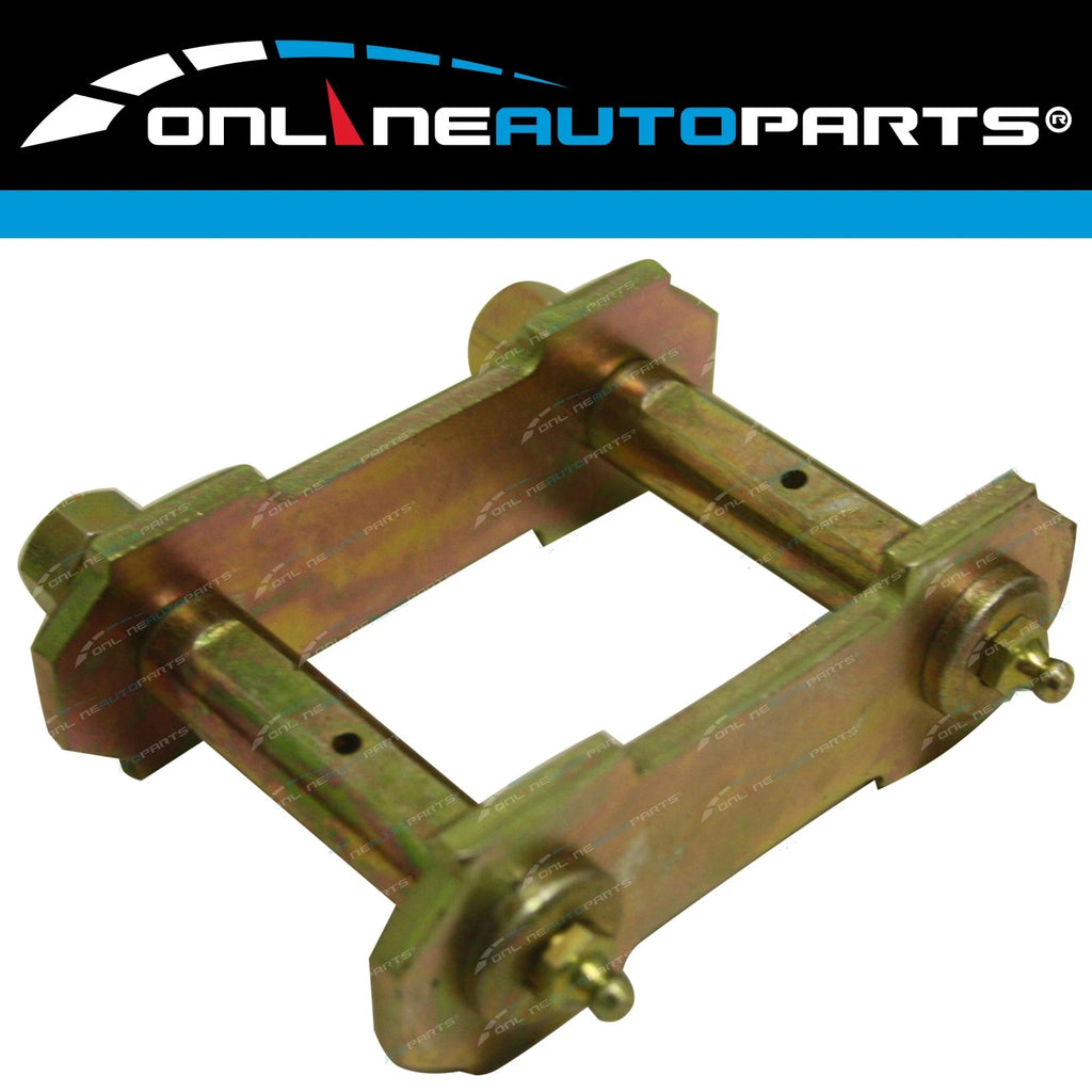2 Rear Greasable Leaf Spring Shackles Rodeo 1988-08 4x4 for Holden