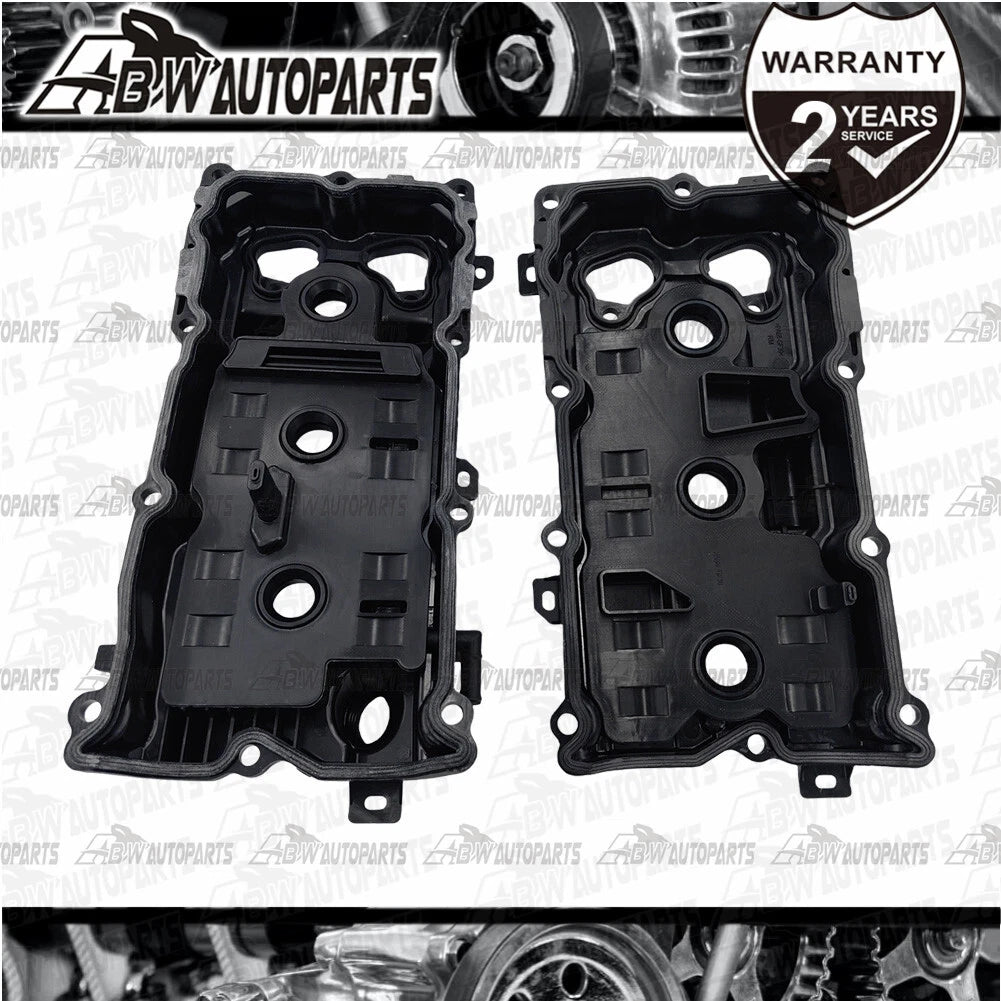 Engine Valve Cover Pair w/ Gasket LH RH Sides for Nissan Infinity VQ35HR