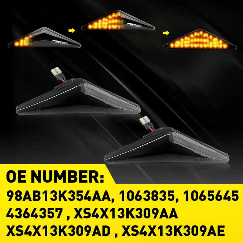 Smoked LED Side Indicator Lights for Ford Falcon FG XR6 XR8 FPV 2008-2014