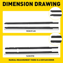 Load image into Gallery viewer, 8x Window Seals Weather Strip for 4 Door Mitsubishi Lancer 08-17 Sedan 5727A005