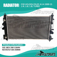 Load image into Gallery viewer, Radiator for HOLDEN CRUZE JG JH 2009-15 1.4L 1.6L 1.8L AUTO / MANUAL Aluminium