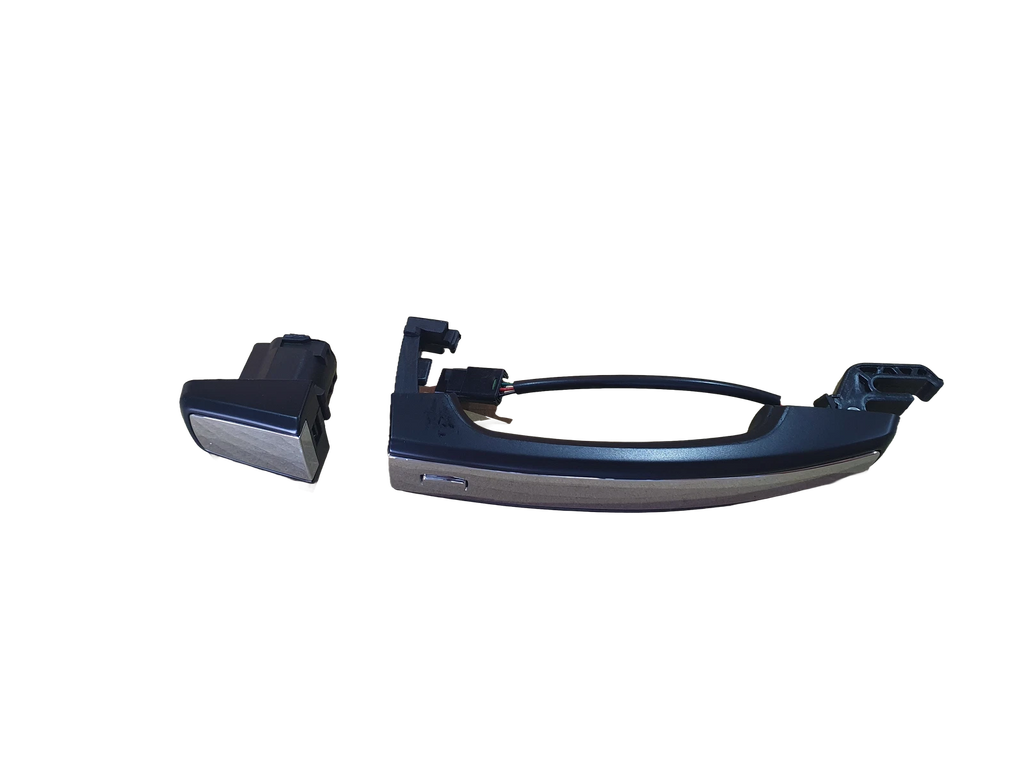 4pcs Chrome Facial, Black Base Outer Door Handle W/RFID for Holden Cruze 09-16