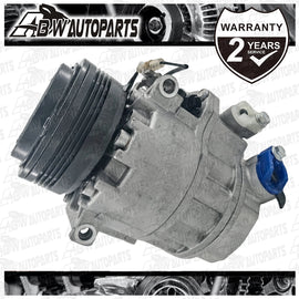 AC Compressor for BMW E53 X5 3.0d 3.0i 3.0L M57 D30 SAV w/ Belt Pulley