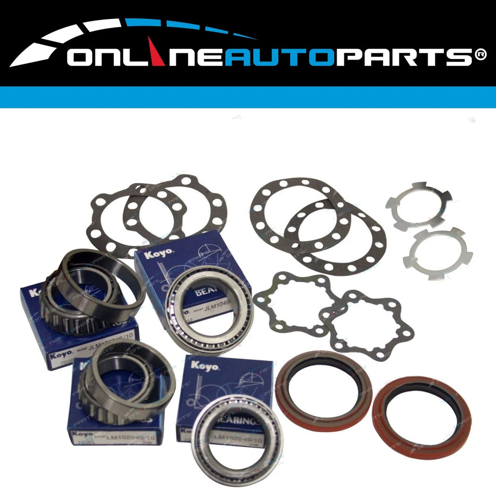 2 Front Wheel Bearing + Seal Kit for Toyota Hilux 4x4 1979-99 Leaf Spring 4wd