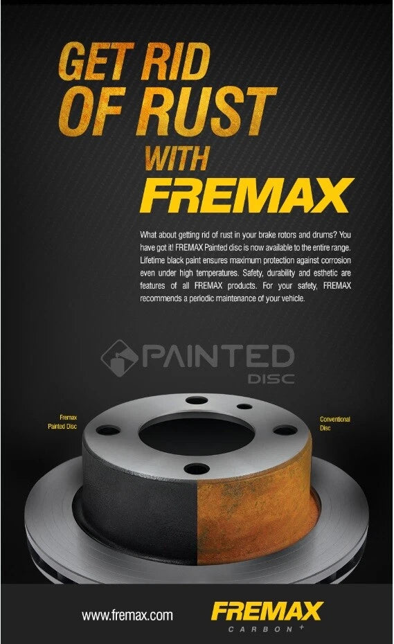 Fremax Rear Disc Rotors for Mercedes Benz GLE400 GLE500 W166 3.0 2015-2019
