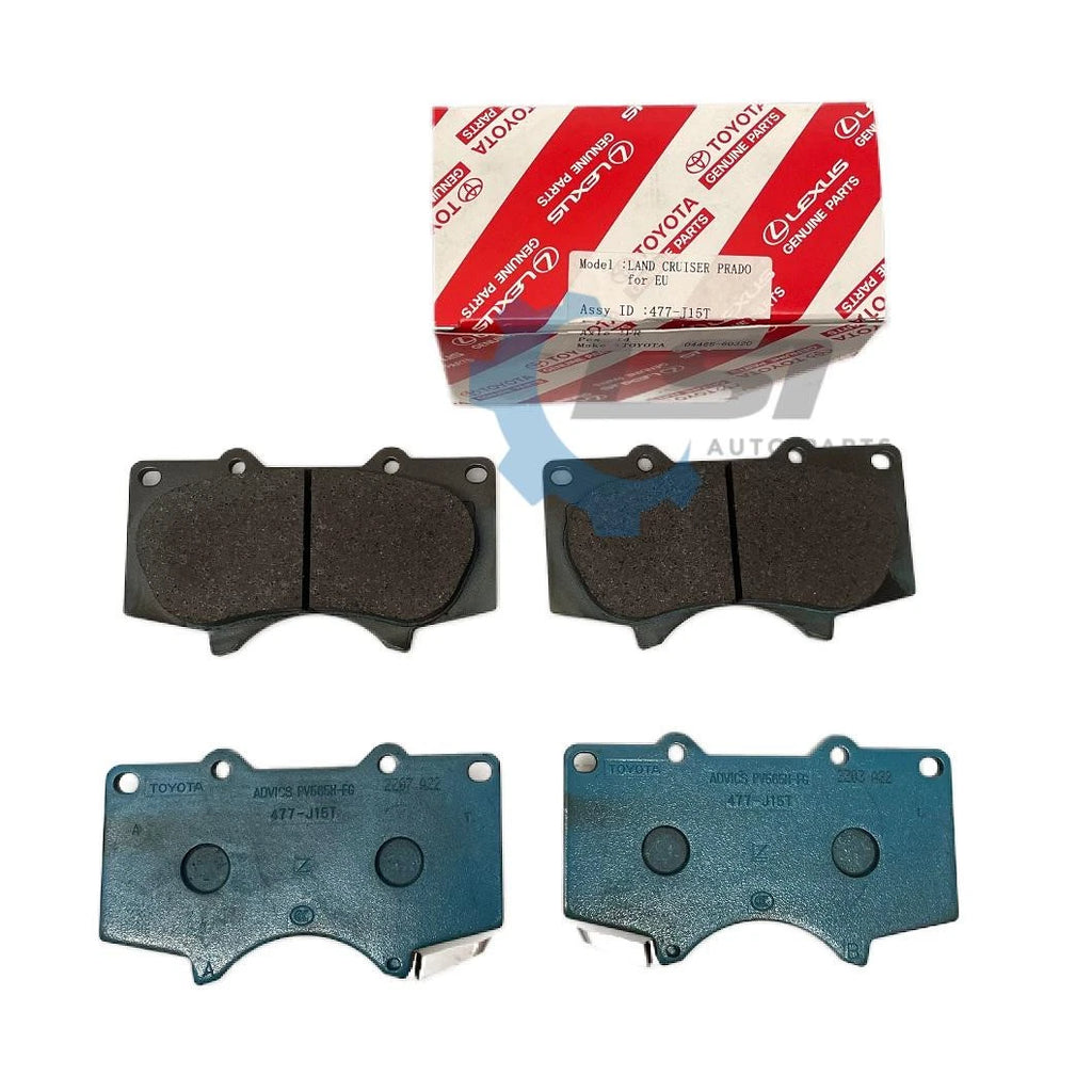Front and Rear Disc Rotors and Genuine Brake Pad set for Prado 150 KDJ GRJ GDJ