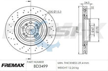 Load image into Gallery viewer, Fremax Front Disc Rotors for Mercedes Benz ML250 ML350 W166 12-15 350mm
